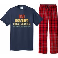 Funny Dad Great Grandpa For Fathers Day Pajama Set