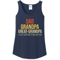 Funny Dad Great Grandpa For Fathers Day Ladies Essential Tank