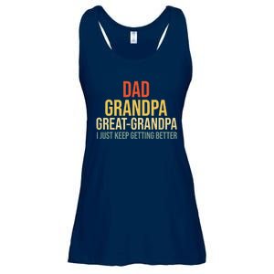 Funny Dad Great Grandpa For Fathers Day Ladies Essential Flowy Tank