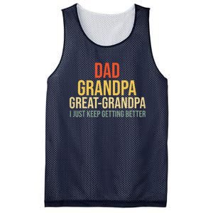 Funny Dad Great Grandpa For Fathers Day Mesh Reversible Basketball Jersey Tank