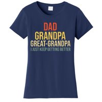 Funny Dad Great Grandpa For Fathers Day Women's T-Shirt