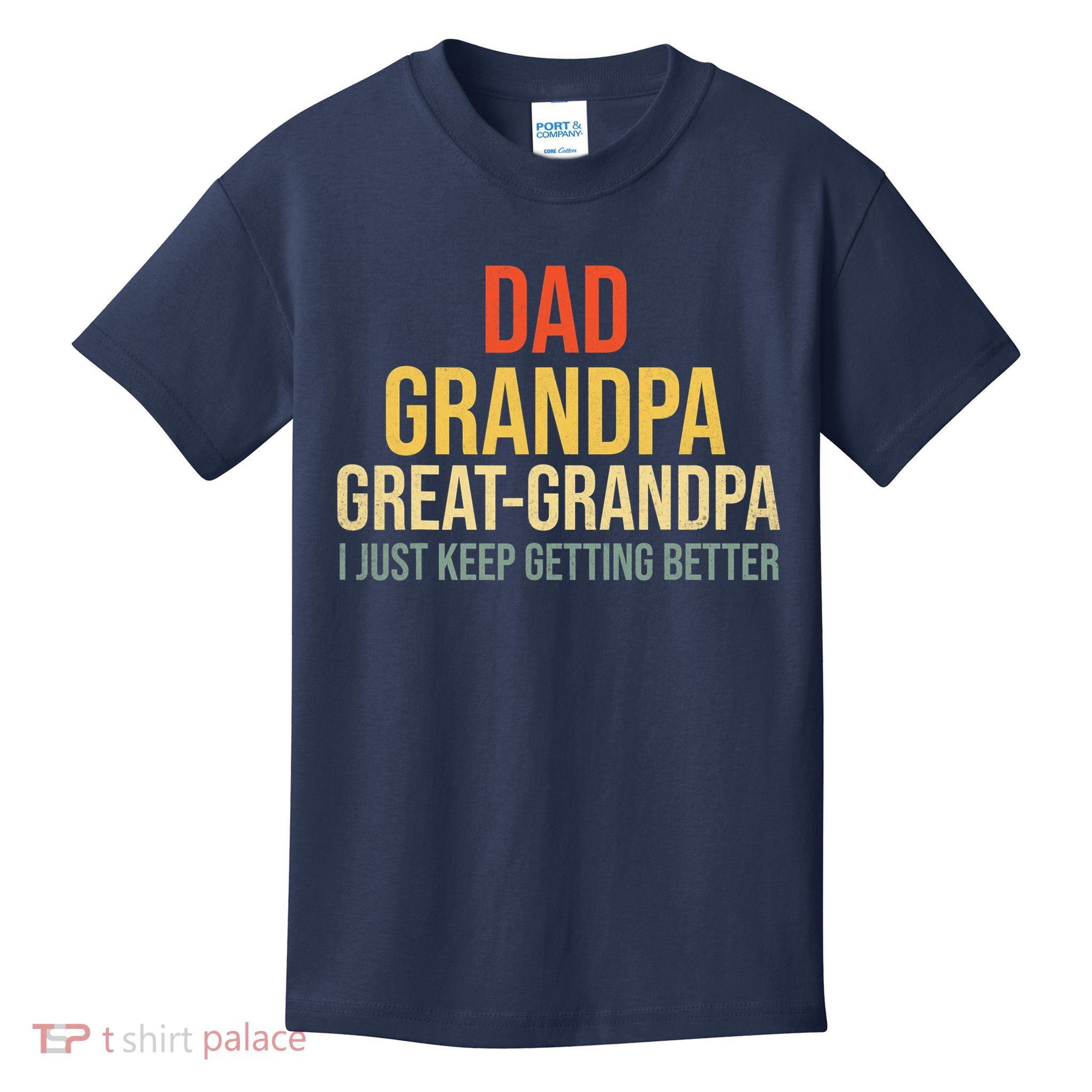 Funny Dad Great Grandpa For Fathers Day Kids T-Shirt