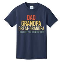 Funny Dad Great Grandpa For Fathers Day Kids T-Shirt