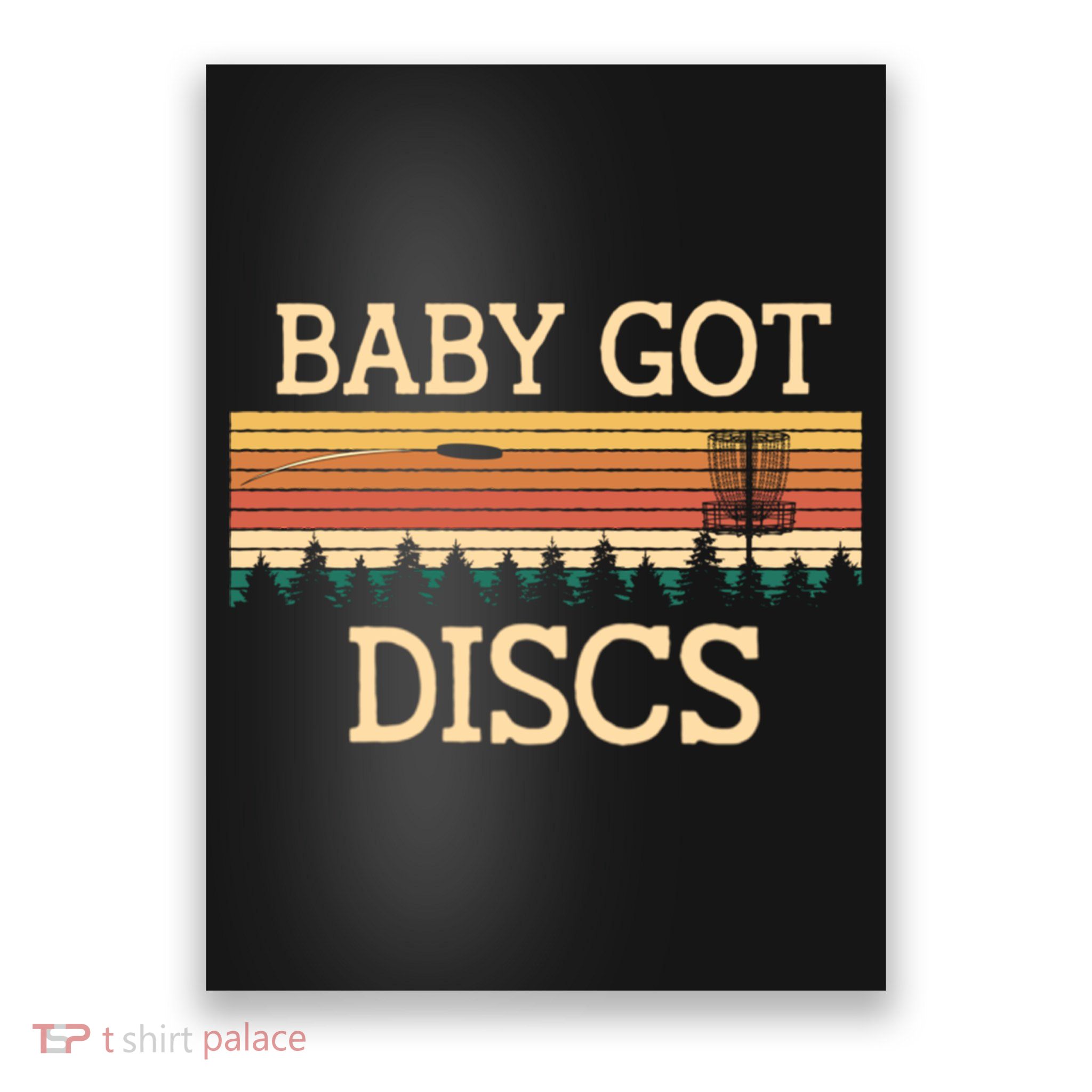 Funny Disc Golf Humor Golfer Pun Couples Poster