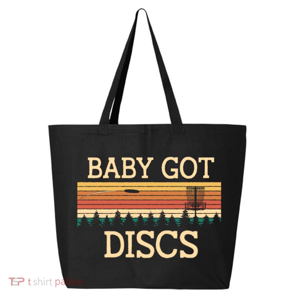 Funny Disc Golf Humor Golfer Pun Couples 25L Jumbo Tote