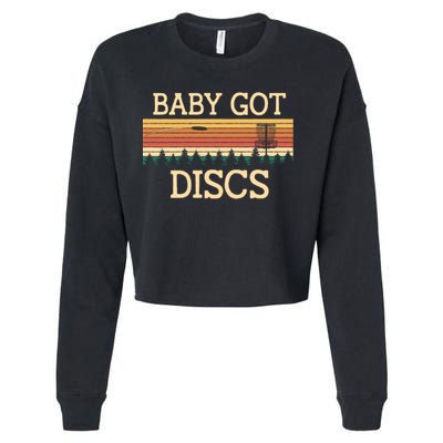 Funny Disc Golf Humor Golfer Pun Couples Cropped Pullover Crew