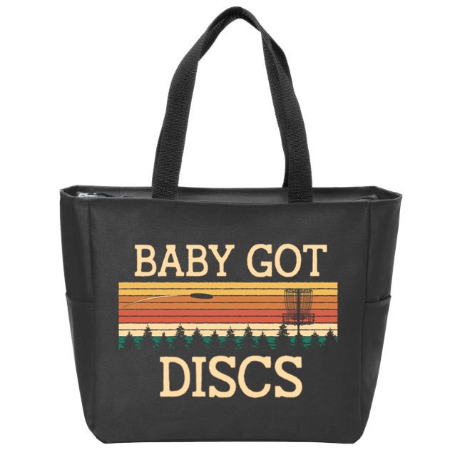Funny Disc Golf Humor Golfer Pun Couples Zip Tote Bag