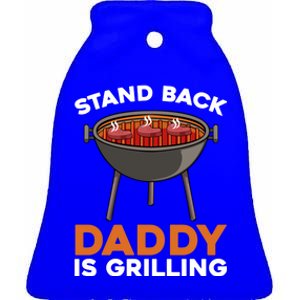 Fathers Day Grilling Bbq Smoker Meat Lover Daddy Funny Fan Funny Gift Ceramic Bell Ornament