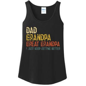 Fathers Day Gift from Grand Dad Grandpa Great Grandpa Ladies Essential Tank