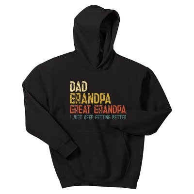 Fathers Day Gift from Grand Dad Grandpa Great Grandpa Kids Hoodie