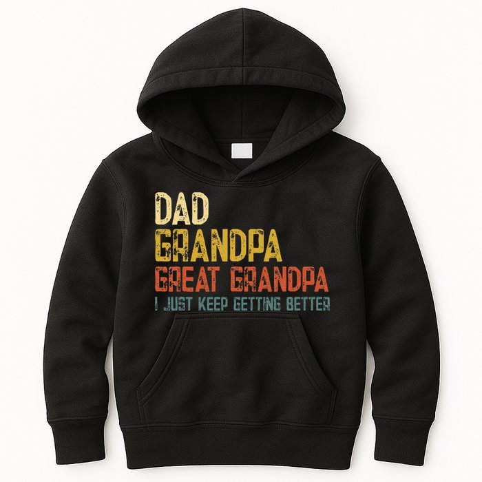 Fathers Day Gift from Grand Dad Grandpa Great Grandpa Kids Hoodie