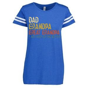 Fathers Day Gift from Grand Dad Grandpa Great Grandpa Enza Ladies Jersey Football T-Shirt