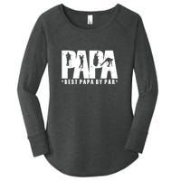 Father's Day Golf Papa Dad Father Golfers Gift For Dad Women's Perfect Tri Tunic Long Sleeve Shirt