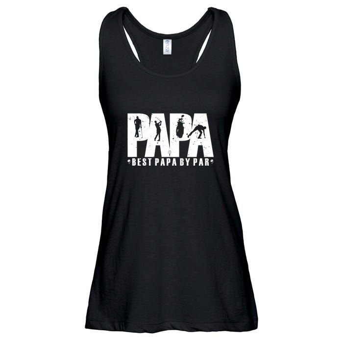 Father's Day Golf Papa Dad Father Golfers Gift For Dad Ladies Essential Flowy Tank