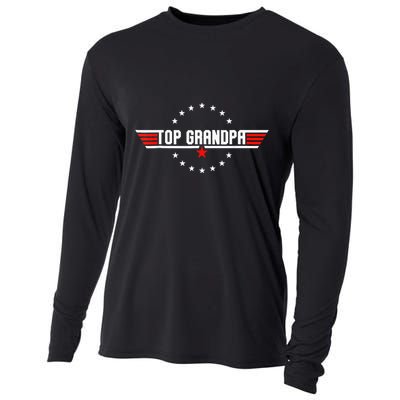Fathers Day Gift Grandpa Gift From Son Daughter Grandkids Cooling Performance Long Sleeve Crew