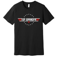 Fathers Day Gift Grandpa Gift From Grandkids Son Premium T-Shirt