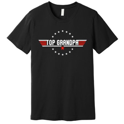 Fathers Day Gift Grandpa Gift From Grandkids Son Premium T-Shirt