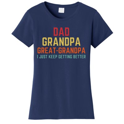 Fathers Day Gift From Grand Dad Grandpa Great Grandpa Women's T-Shirt