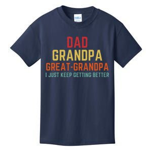 Fathers Day Gift From Grand Dad Grandpa Great Grandpa Kids T-Shirt