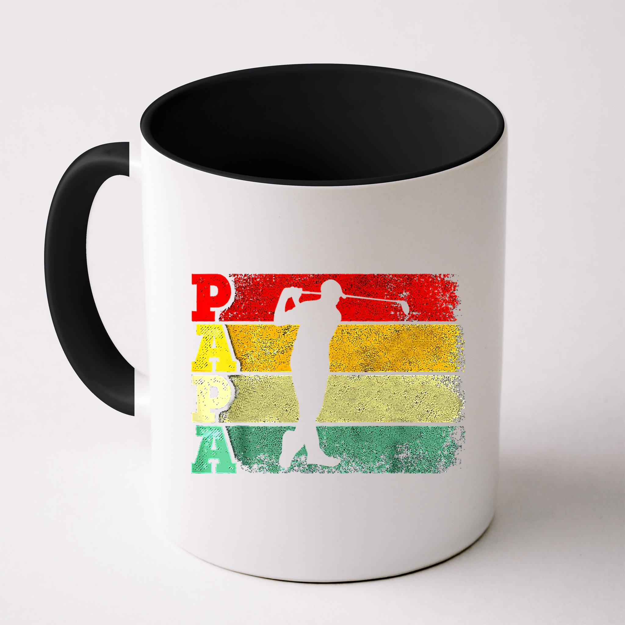Father's Day Golf Papa Retro Vintage Golf Dad Father Gift For Dad Mug