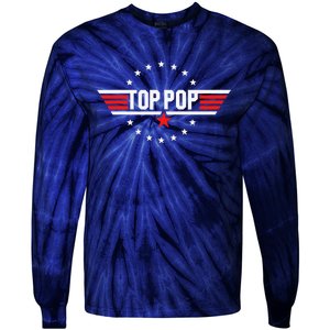 Fathers Day Gift Grandpa Gift From Grand Son Daughter (1) Tie-Dye Long Sleeve Shirt