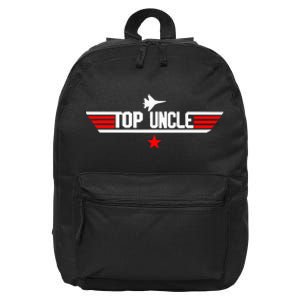 Fathers Day Gift Uncle Gift From Niece Nephew Sister Brother 16 in Basic Backpack