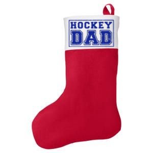 Father's Day Gift Funny Hockey Dad Felt Holiday Christmas Stocking