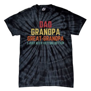 Fathers Day Gift from GrandKid Dad Grandpa Great Grandpa Tie-Dye T-Shirt