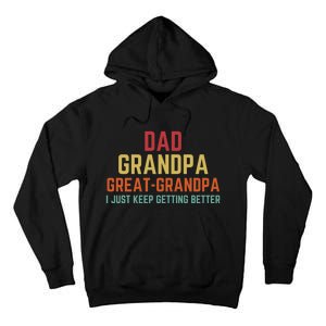 Fathers Day Gift from GrandKid Dad Grandpa Great Grandpa Tall Hoodie