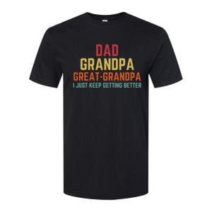 Fathers Day Gift from GrandKid Dad Grandpa Great Grandpa Softstyle CVC T-Shirt