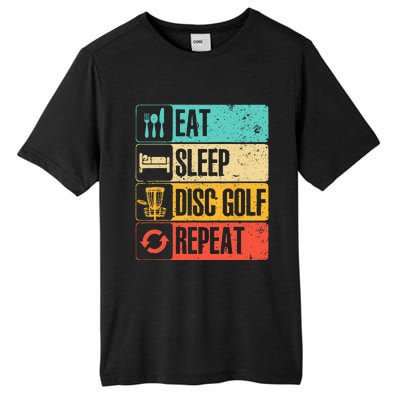 Funny Disc Golf Art For  Golf Player Disc Golfers Tall Fusion ChromaSoft Performance T-Shirt