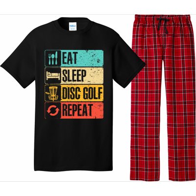 Funny Disc Golf Art For  Golf Player Disc Golfers Pajama Set