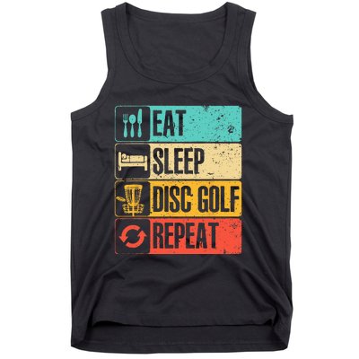 Funny Disc Golf Art For  Golf Player Disc Golfers Tank Top