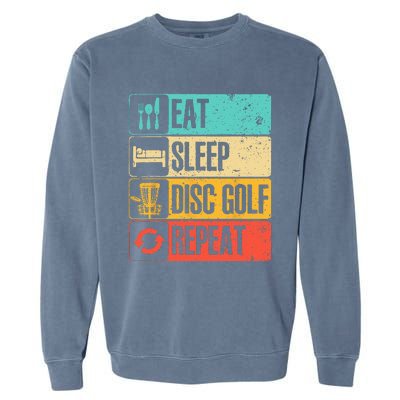 Funny Disc Golf Art For  Golf Player Disc Golfers Garment-Dyed Sweatshirt