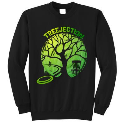 Funny Disc Golf Graphic Tree Gift Sweatshirt