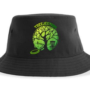 Funny Disc Golf Graphic Tree Gift Sustainable Bucket Hat