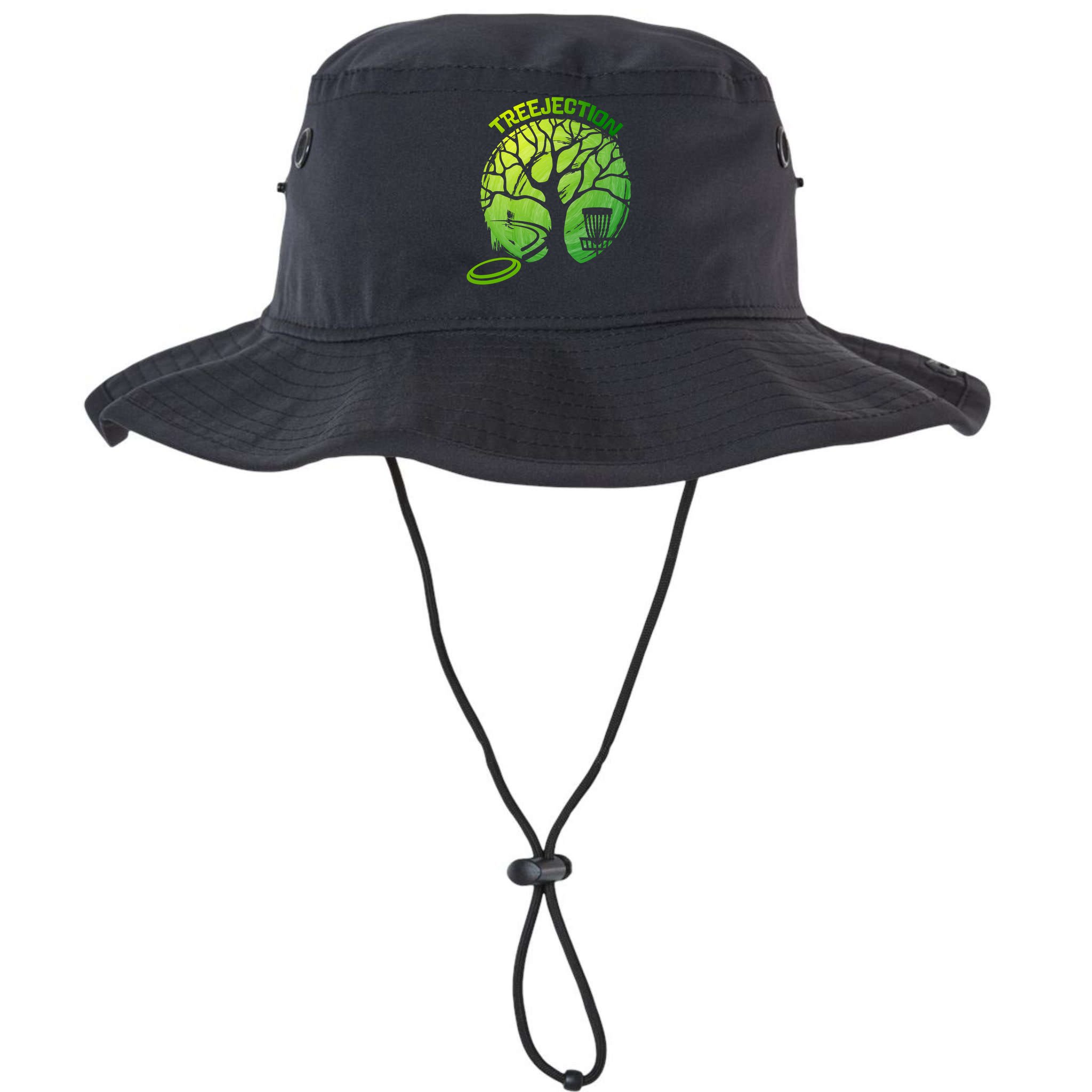 Funny Disc Golf Graphic Tree Gift Bucket Hat