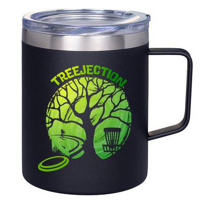 Funny Disc Golf Graphic Tree Gift 12oz Stainless Steel Coffee Mug