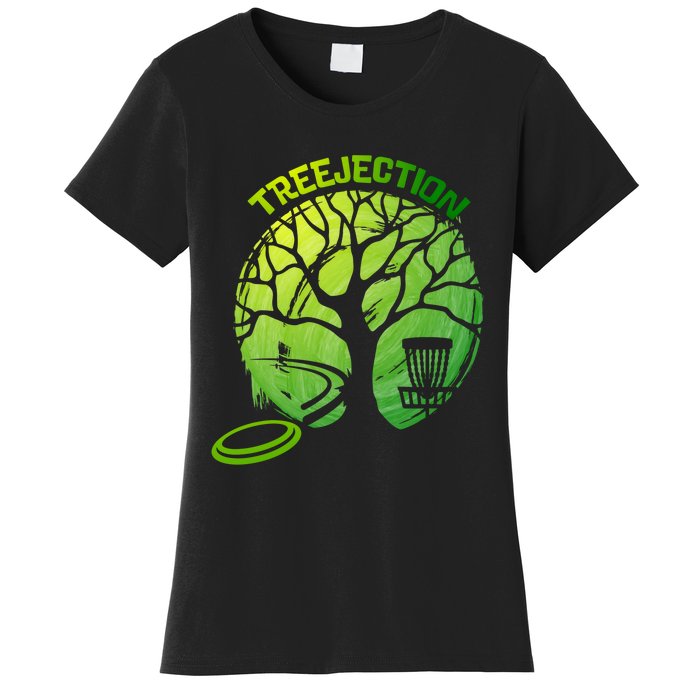 Funny Disc Golf Graphic Tree Gift Women's T-Shirt