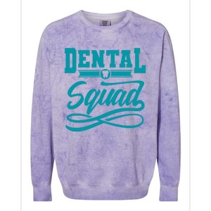 Funny Dentist Gift Tooth For Dental Assistant Dental Squad Gift Colorblast Crewneck Sweatshirt