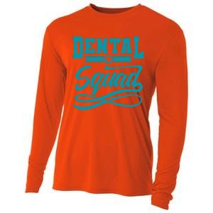 Funny Dentist Gift Tooth For Dental Assistant Dental Squad Gift Cooling Performance Long Sleeve Crew