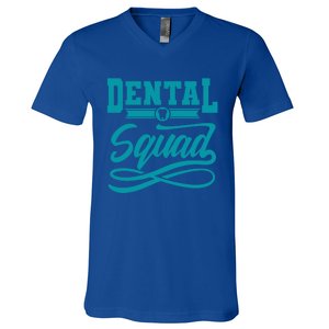 Funny Dentist Gift Tooth For Dental Assistant Dental Squad Gift V-Neck T-Shirt