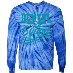 Funny Dentist Gift Tooth For Dental Assistant Dental Squad Gift Tie-Dye Long Sleeve Shirt