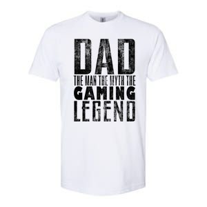 Fathers Day Gaming Legend For Dad Who Games Video Gamer Dad Meaningful Gift Softstyle CVC T-Shirt