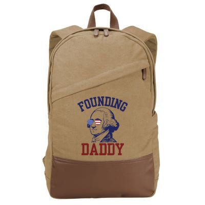 Founding Daddy George Washington Cotton Canvas Backpack