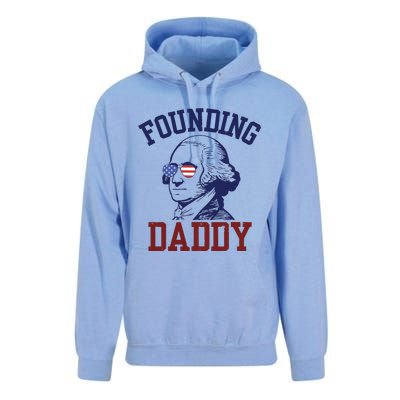 Founding Daddy George Washington Unisex Surf Hoodie