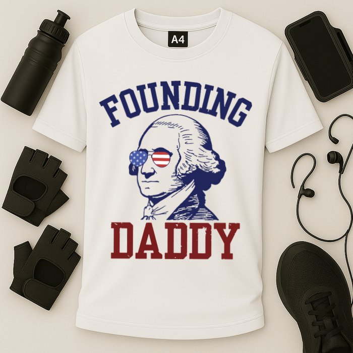 Founding Daddy George Washington Cooling Performance Crew T-Shirt
