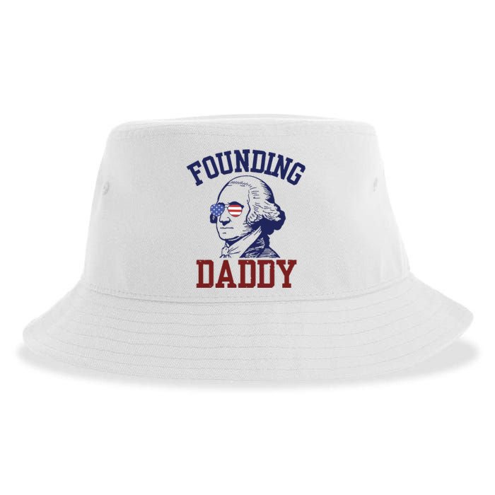 Founding Daddy George Washington Sustainable Bucket Hat