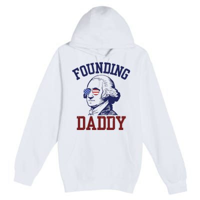 Founding Daddy George Washington Premium Pullover Hoodie