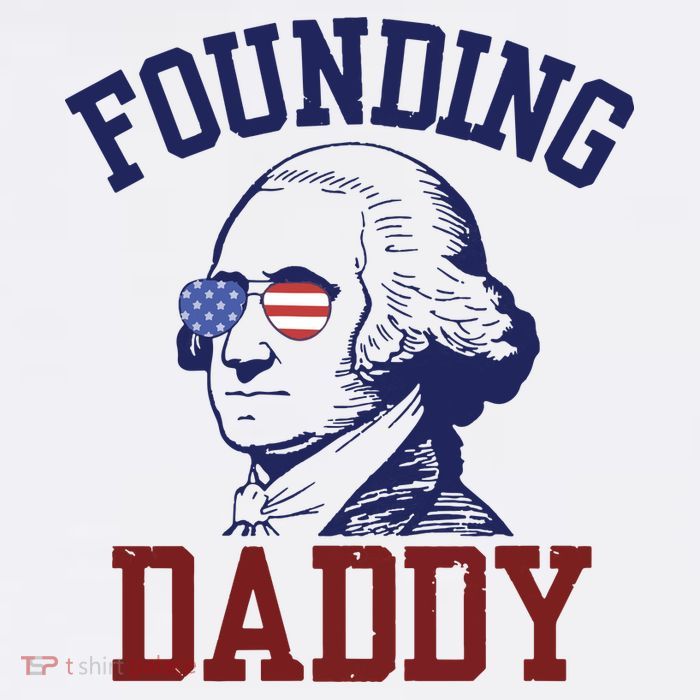 Founding Daddy George Washington Premium T-Shirt